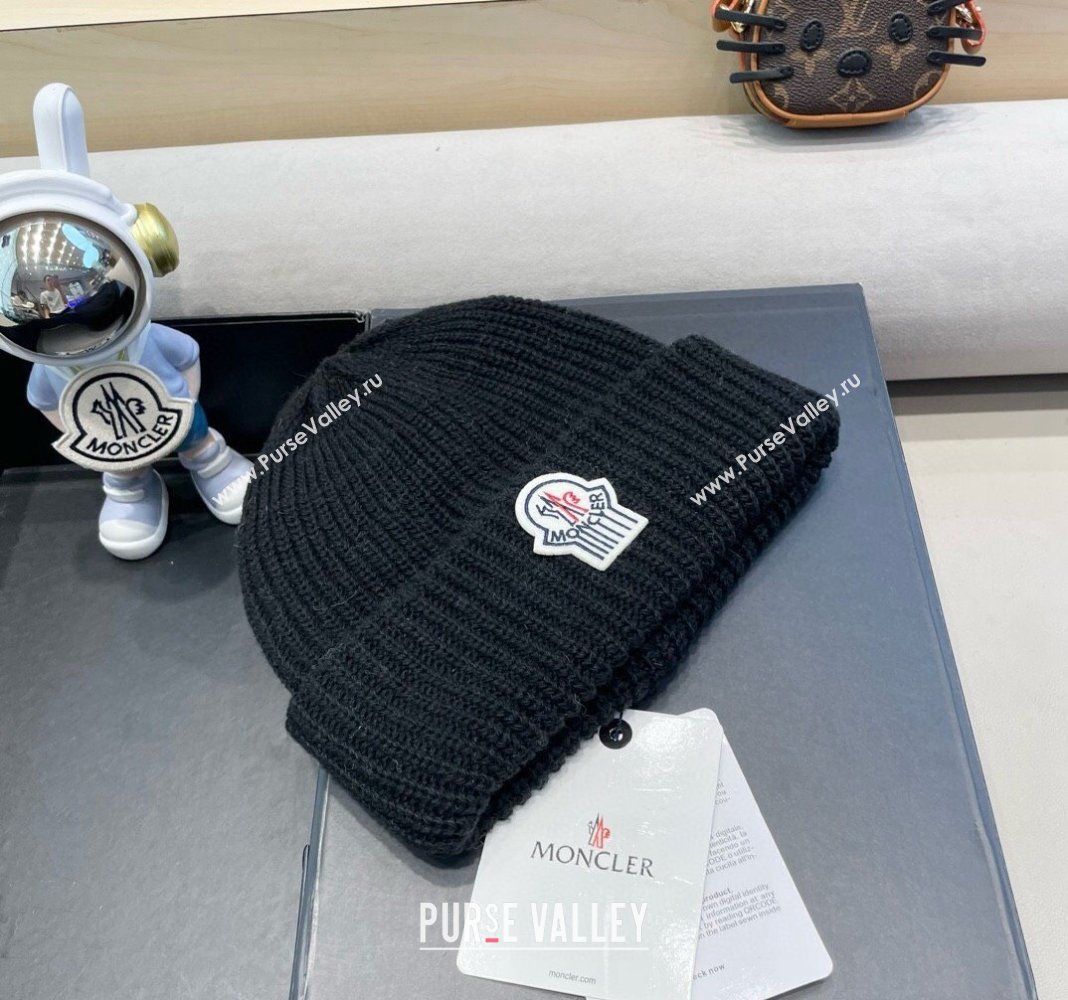 Moncler Knit Hat Black 2024 1019024 (A-241019081)