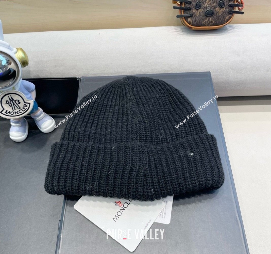 Moncler Knit Hat Black 2024 1019024 (A-241019081)