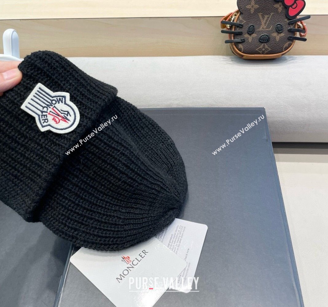 Moncler Knit Hat Black 2024 1019024 (A-241019081)