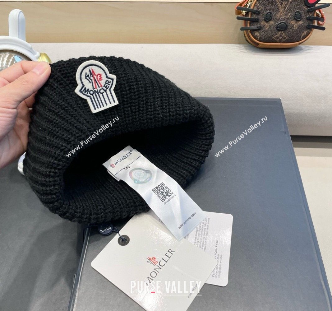 Moncler Knit Hat Black 2024 1019024 (A-241019081)