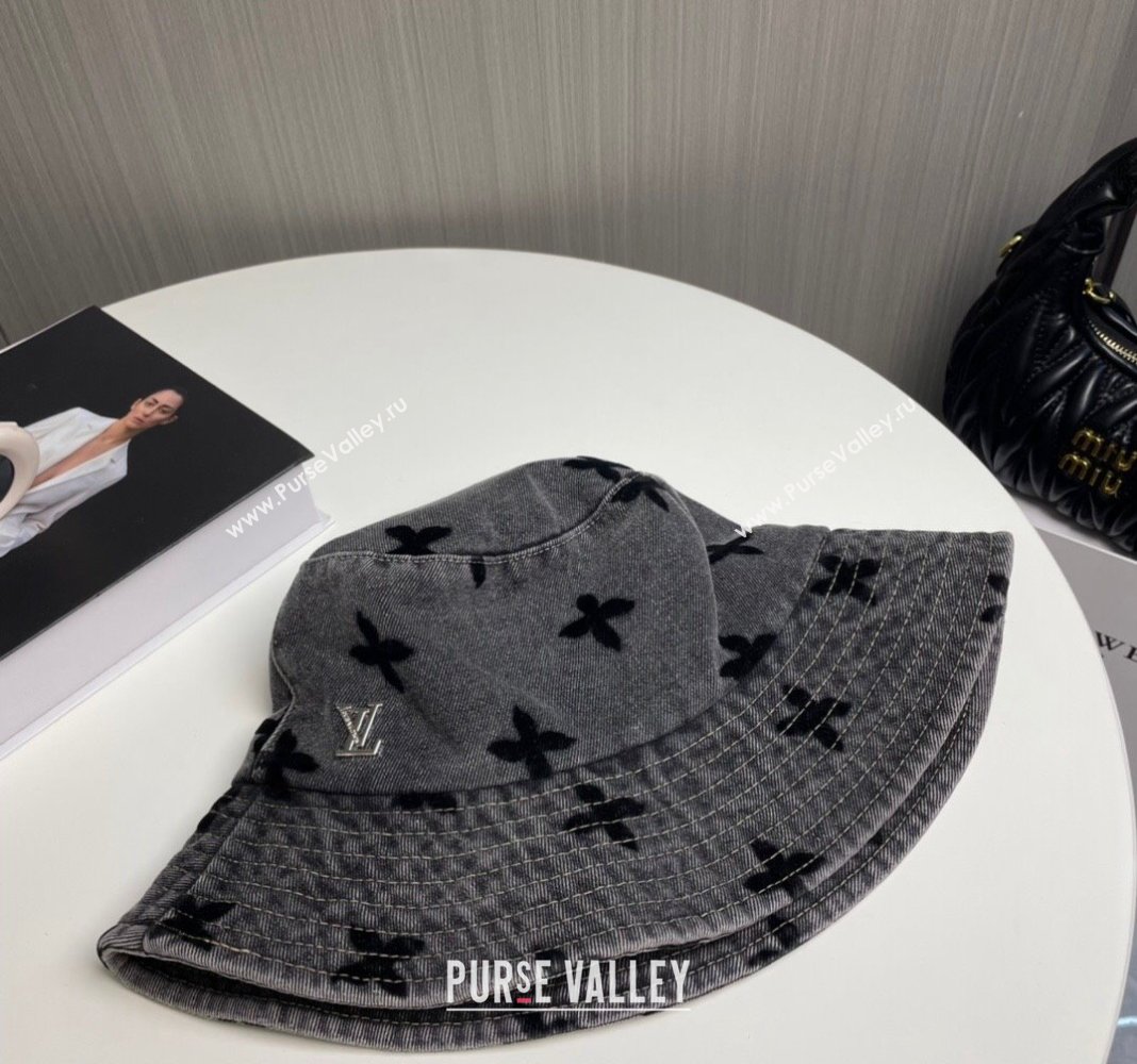 Louis Vuitton Bucket Hat Grey 2024 1019026 (A-241019085)