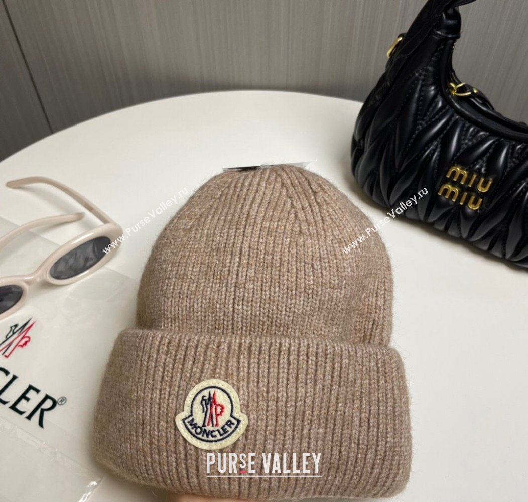 Moncler Knit Hat Beige 2024 1129 (A-241129004)