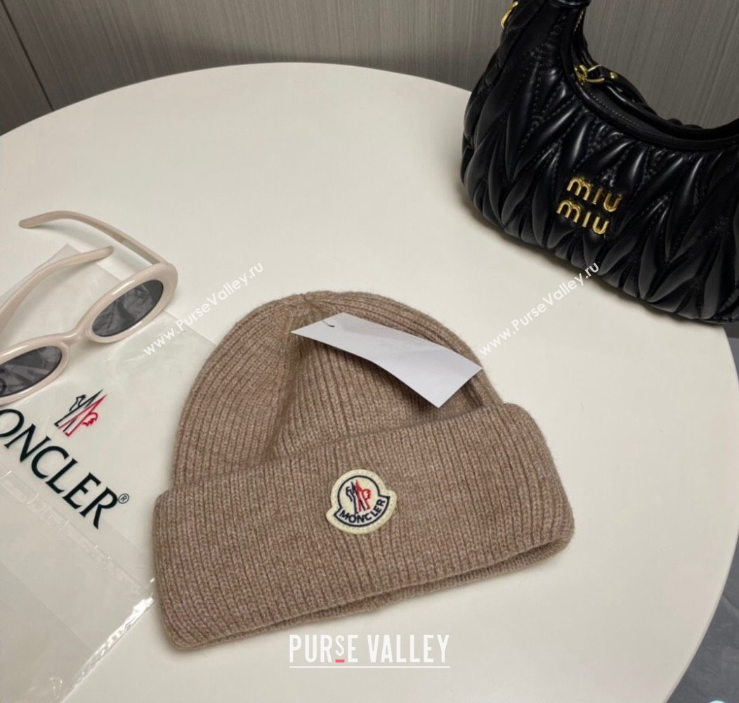 Moncler Knit Hat Beige 2024 1129 (A-241129004)