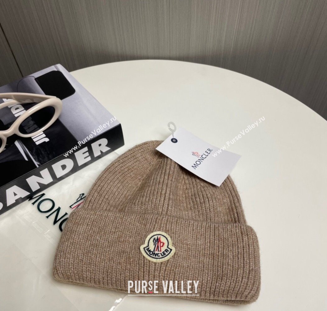 Moncler Knit Hat Beige 2024 1129 (A-241129004)