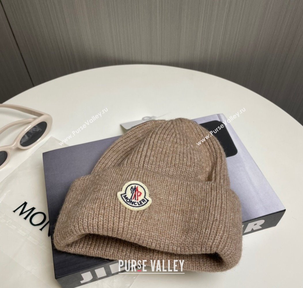 Moncler Knit Hat Beige 2024 1129 (A-241129004)