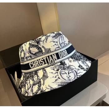 Dior Printed Bucket Hat White 2024 1128 (XMN-241128089)