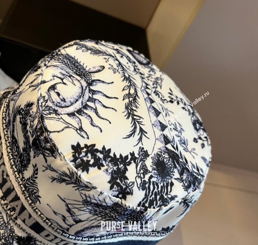 Dior Printed Bucket Hat White 2024 1128 (XMN-241128089)