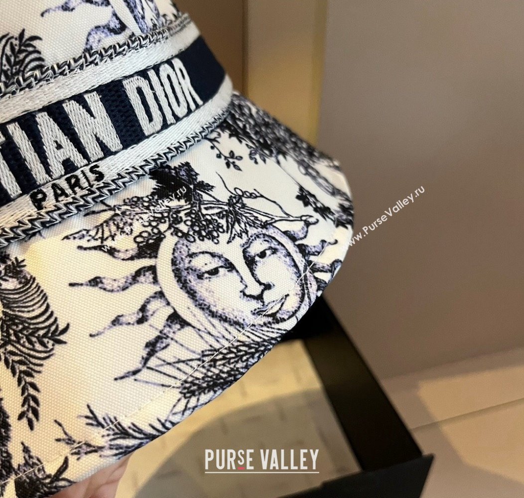 Dior Printed Bucket Hat White 2024 1128 (XMN-241128089)