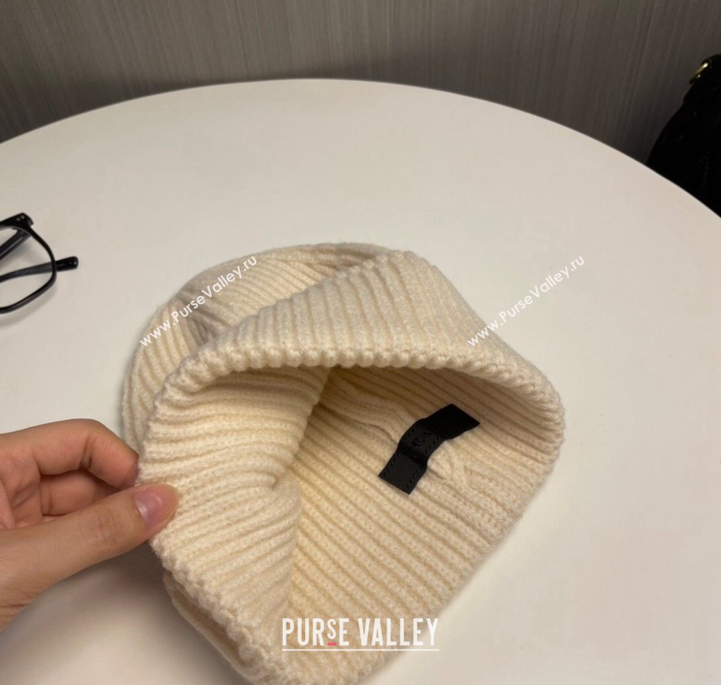 Prada Knit Hat White 2024 PR112801 (MAO-241128113)