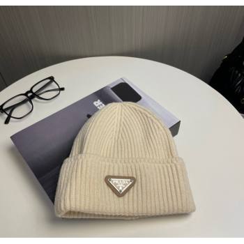 Prada Knit Hat White 2024 PR112801 (MAO-241128113)