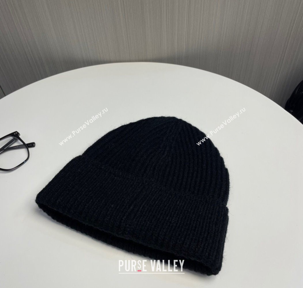 Prada Knit Hat Black 2024 PR112801 (MAO-241128114)