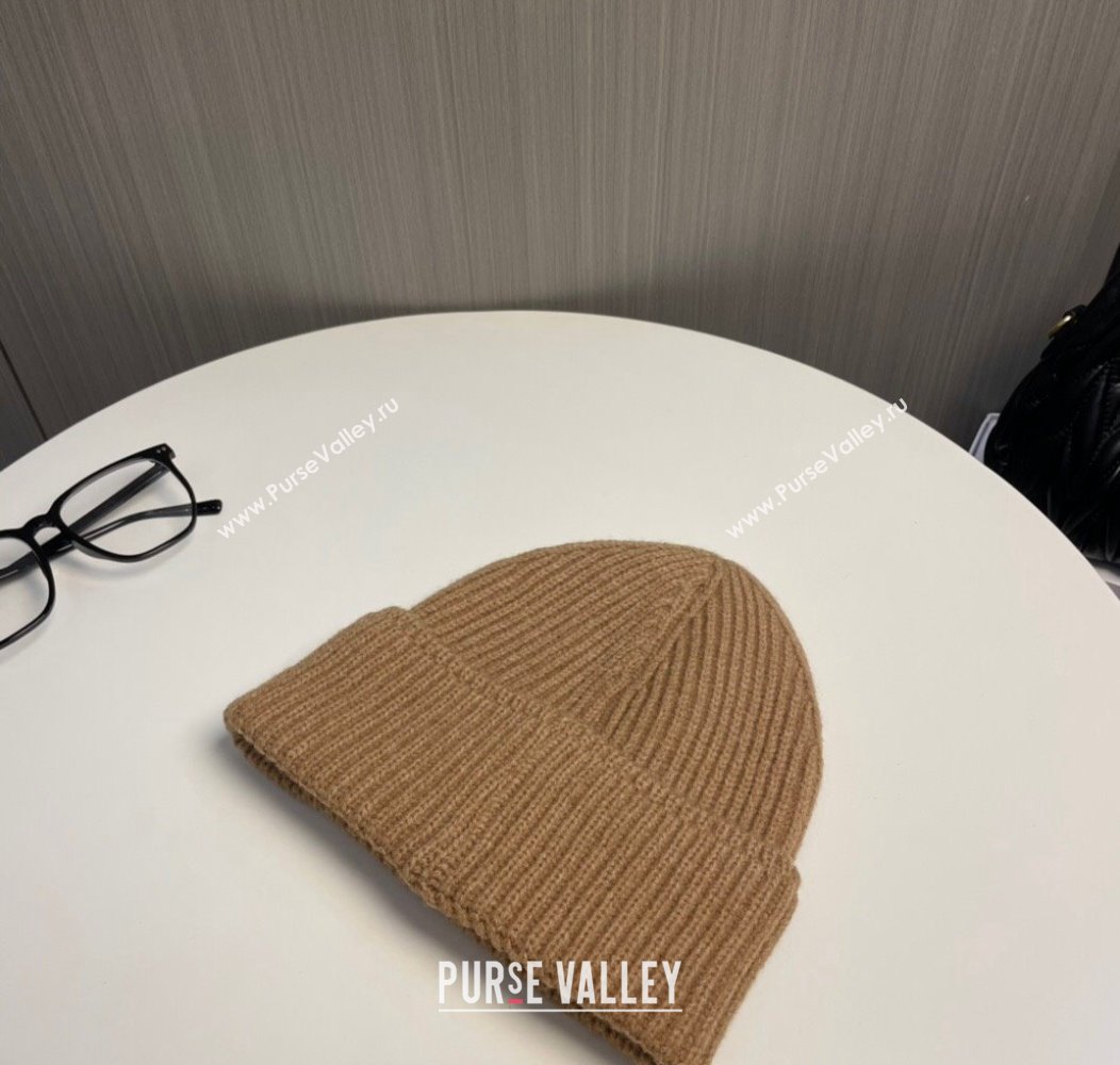 Prada Knit Hat Brown 2024 PR112801 (MAO-241128115)