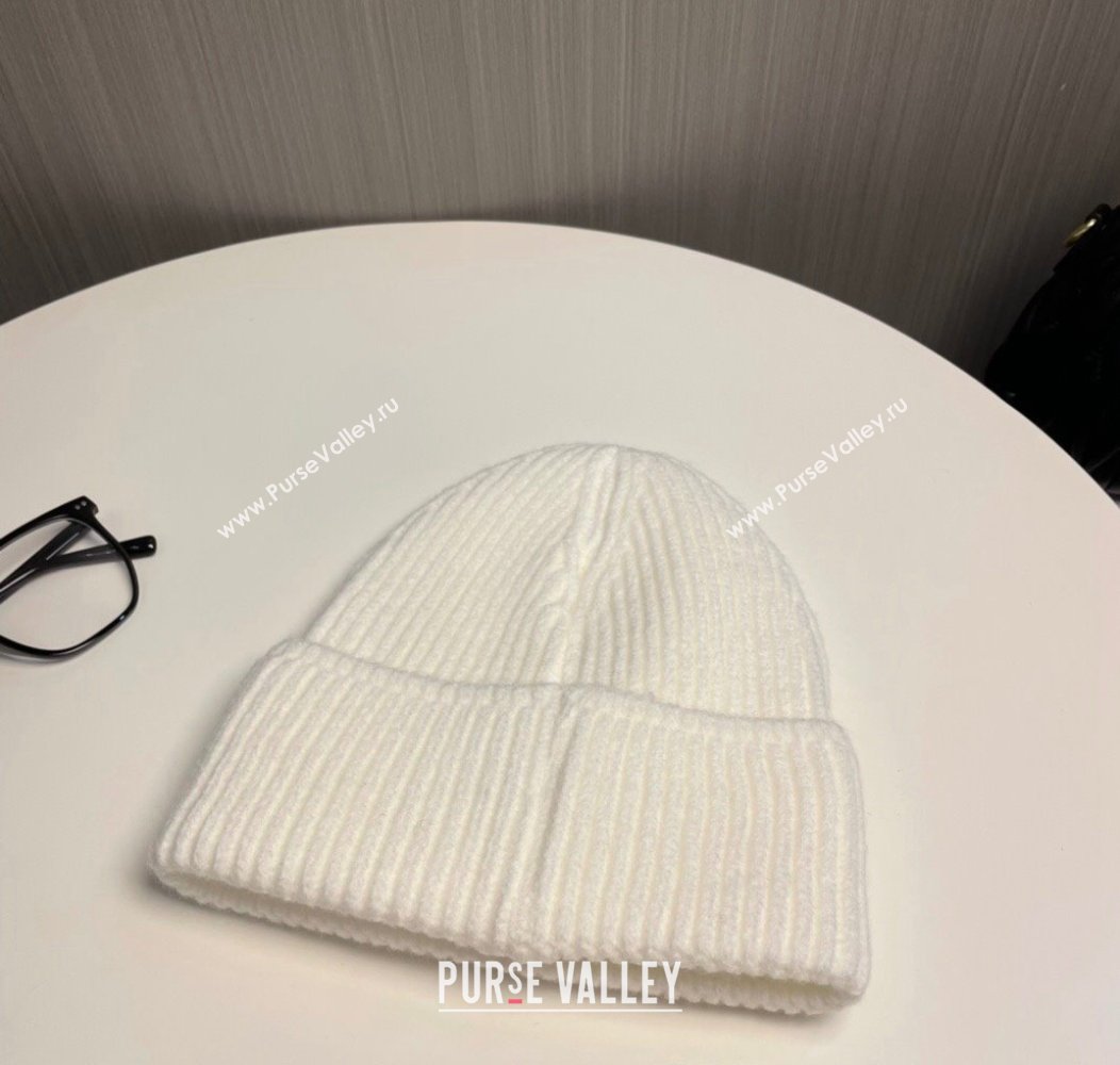 Prada Knit Hat White 2024 PR112801 (MAO-241128116)