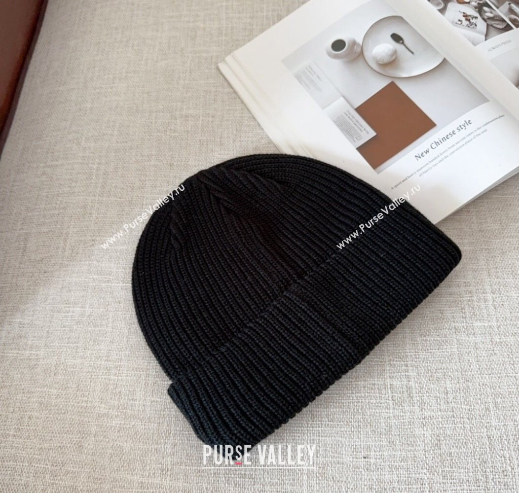 Prada Knit Hat Black 2024 PR112802 (MAO-241128121)