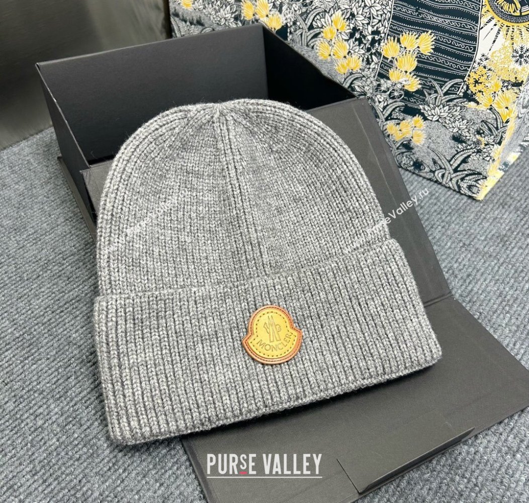 Moncler Knit Hat Grey2 2024 112802 (MAO-241128141)