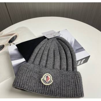 Moncler Knit Hat Dark Grey 2024 112801 (MAO-241128130)