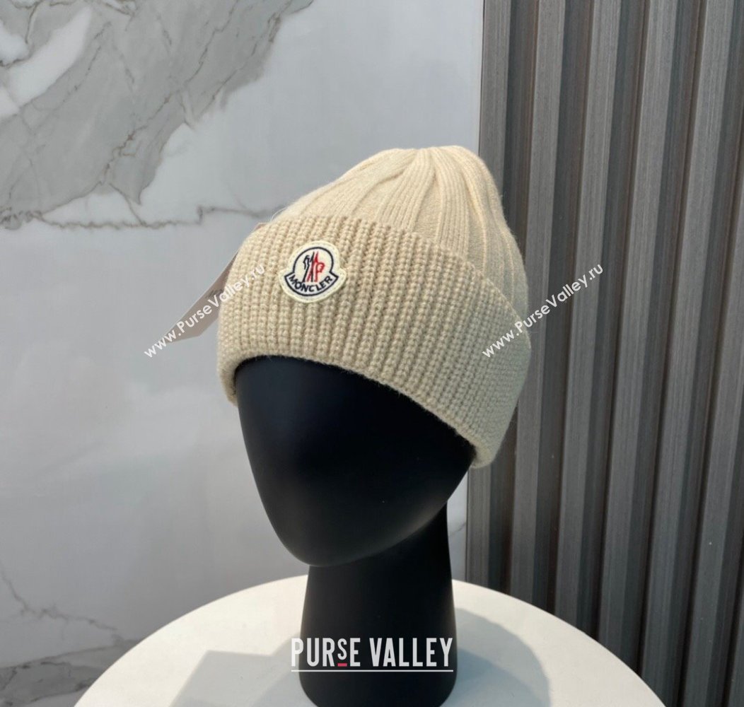 Moncler Knit Hat Beige 2024 112801 (MAO-241128133)