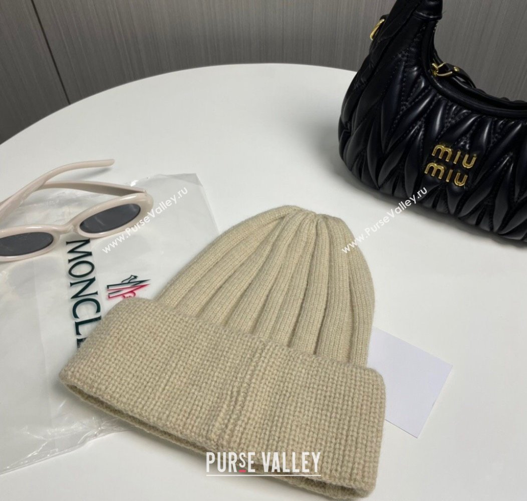 Moncler Knit Hat Beige 2024 112801 (MAO-241128133)