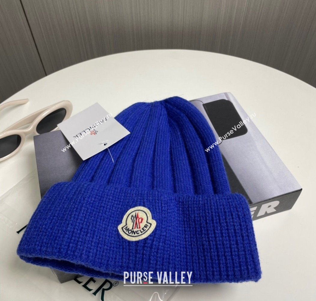 Moncler Knit Hat Blue 2024 112801 (MAO-241128134)