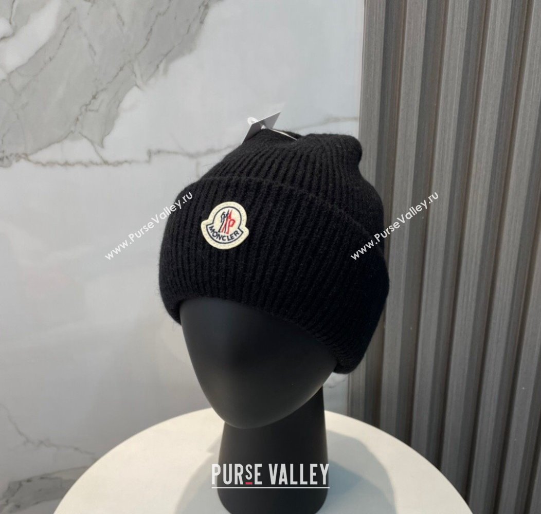 Moncler Knit Hat Black 2024 1129 (A-241129001)