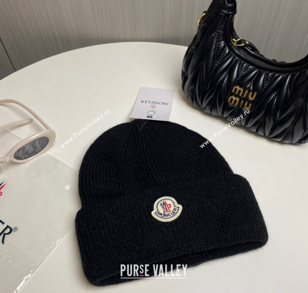 Moncler Knit Hat Black 2024 1129 (A-241129001)