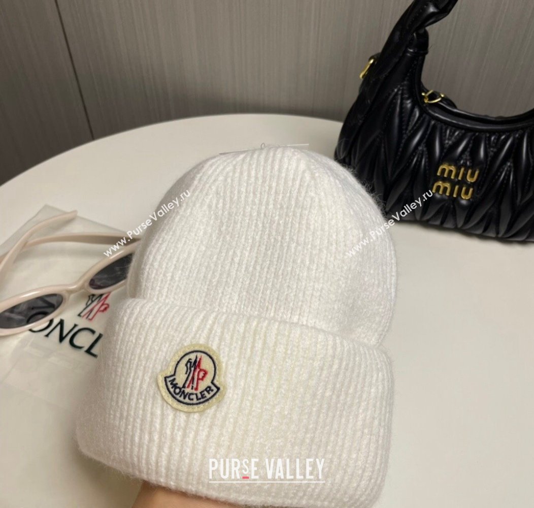 Moncler Knit Hat White 2024 1129 (A-241129002)