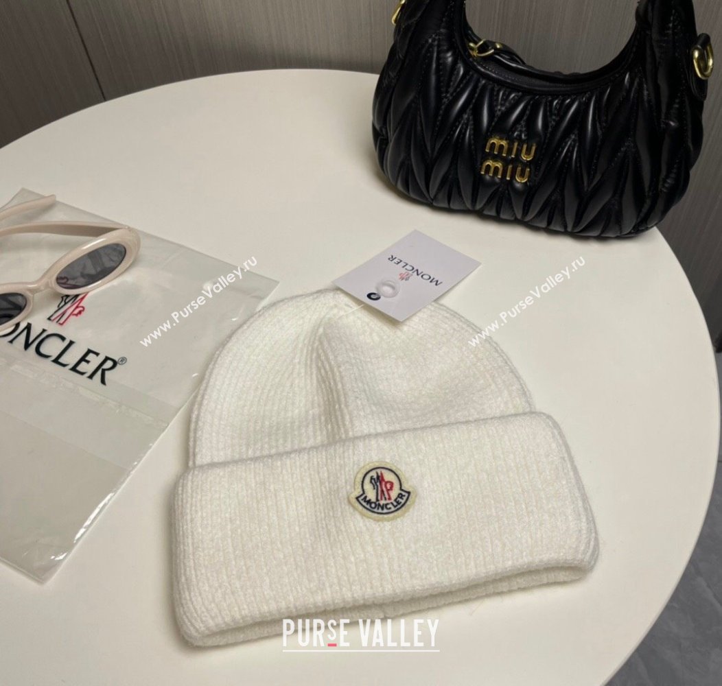 Moncler Knit Hat White 2024 1129 (A-241129002)