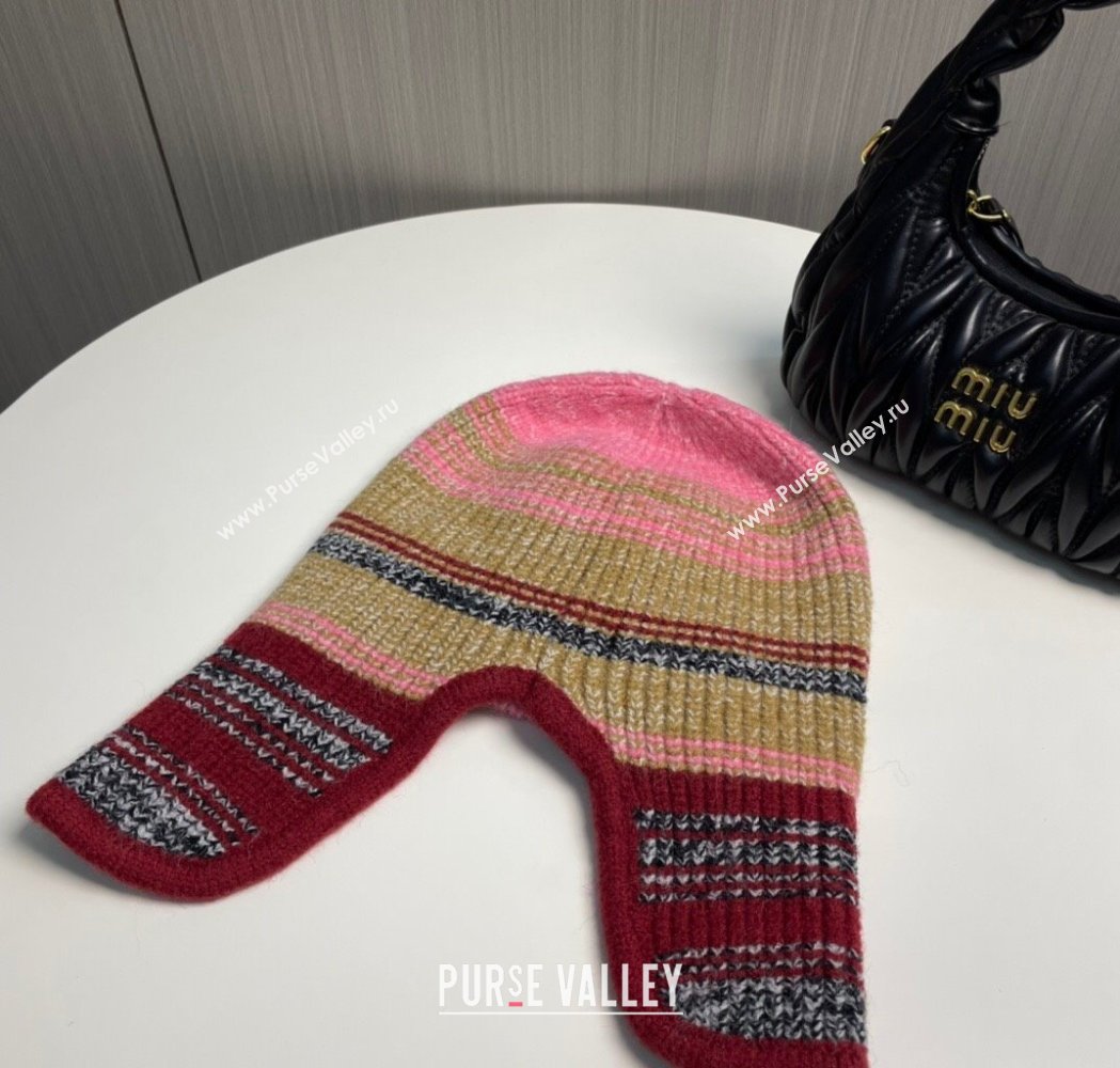 Chanel Snow Knit Chapka Hat Red 2025 0115 (XMN-250115005)