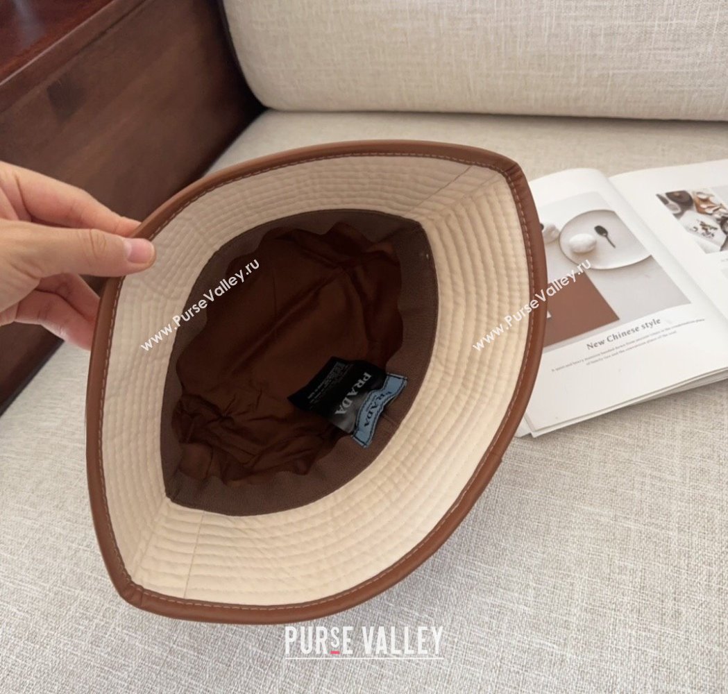 Prada Nylon Bucket Hat White 2025 0115 (MAO-250115009)