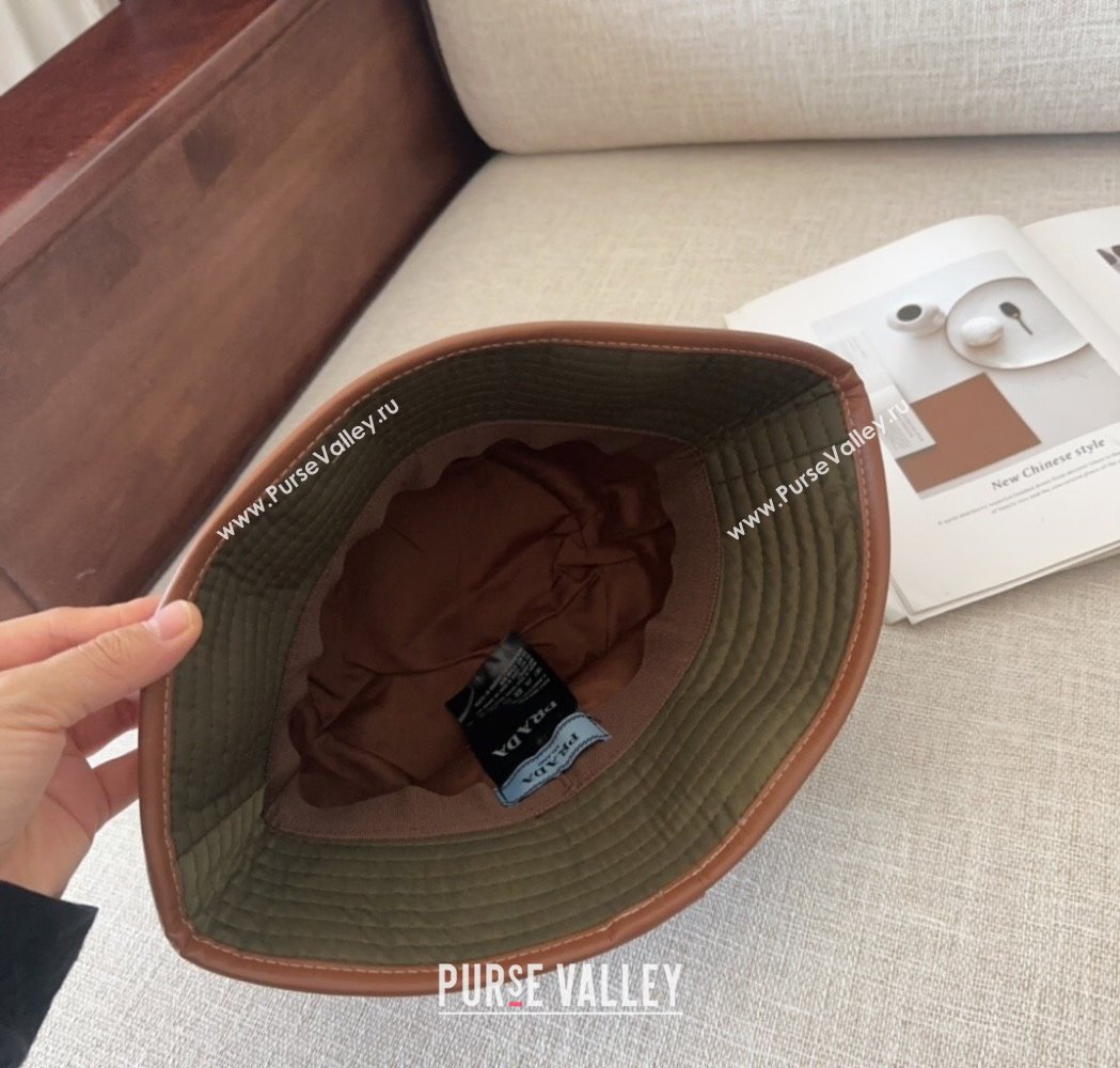 Prada Nylon Bucket Hat Green 2025 0115 (MAO-250115010)