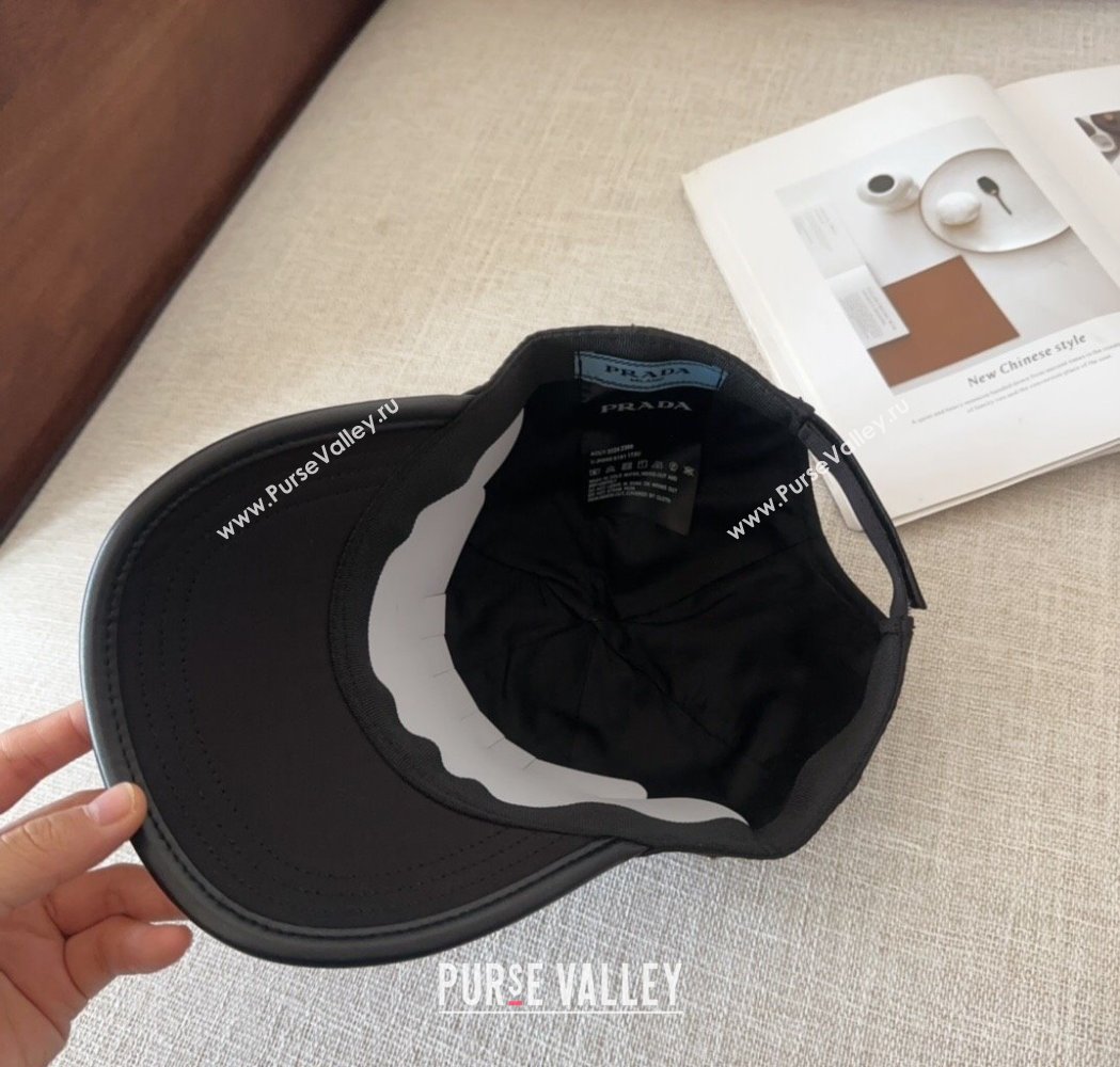 Prada Nylon Baseball Hat Black 2025 0115 (MAO-250115012)