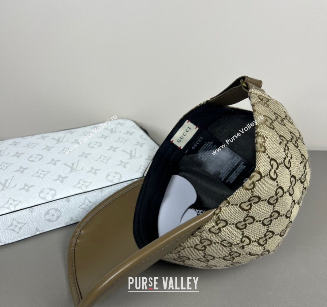 Gucci GG Canvas Baseball Hat Brown 2025 031701 (SHI-250317077)