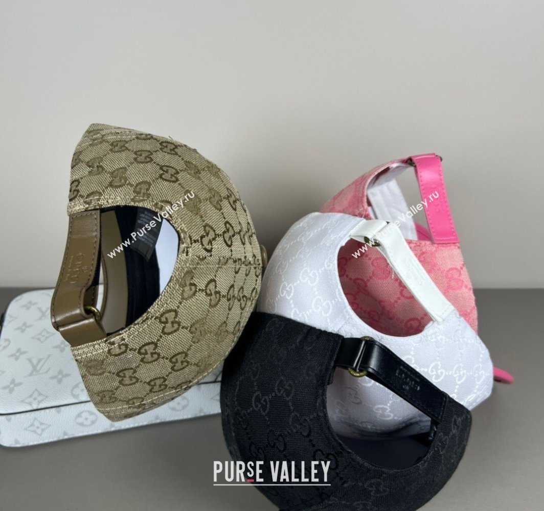 Gucci GG Canvas Baseball Hat Brown 2025 031701 (SHI-250317077)