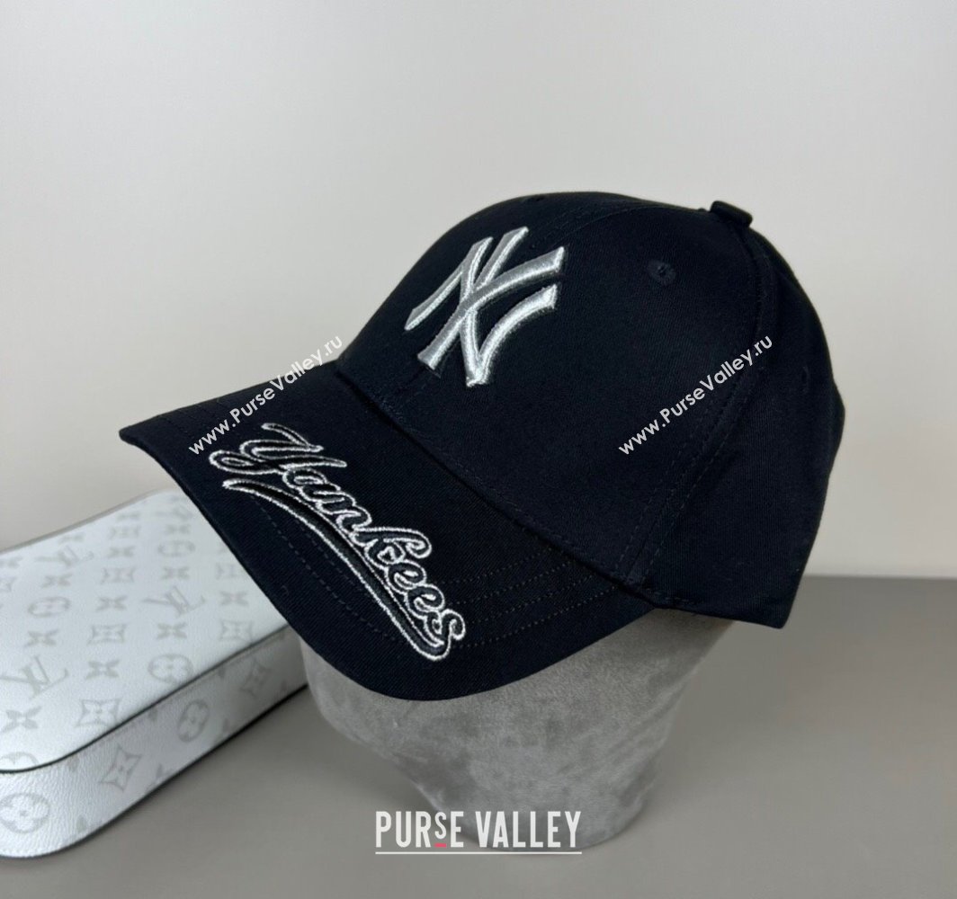 New York NY Canvas Baseball Hat Black 2025 0316 (SHI-250317118)