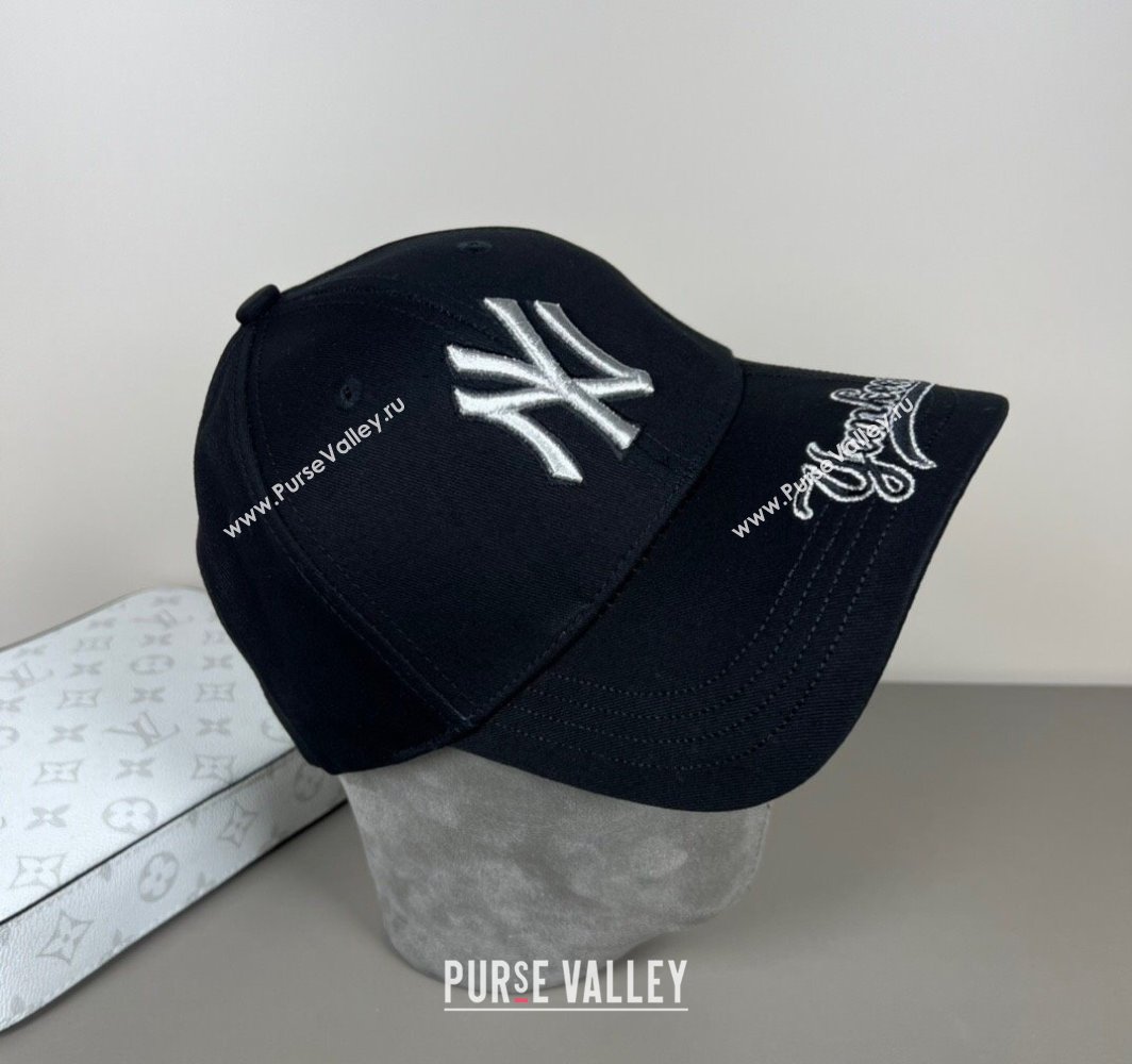 New York NY Canvas Baseball Hat Black 2025 0316 (SHI-250317118)