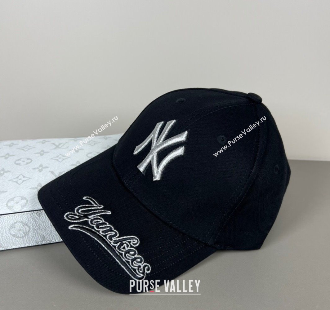 New York NY Canvas Baseball Hat Black 2025 0316 (SHI-250317118)
