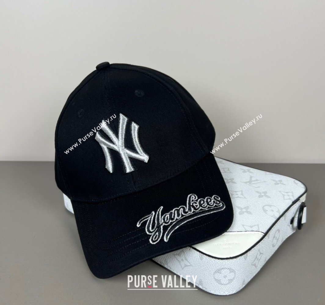 New York NY Canvas Baseball Hat Black 2025 0316 (SHI-250317118)