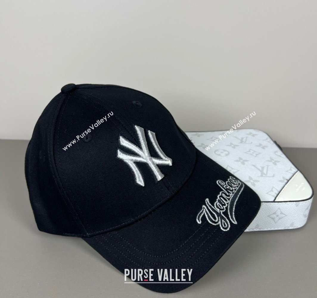 New York NY Canvas Baseball Hat Black 2025 0316 (SHI-250317118)