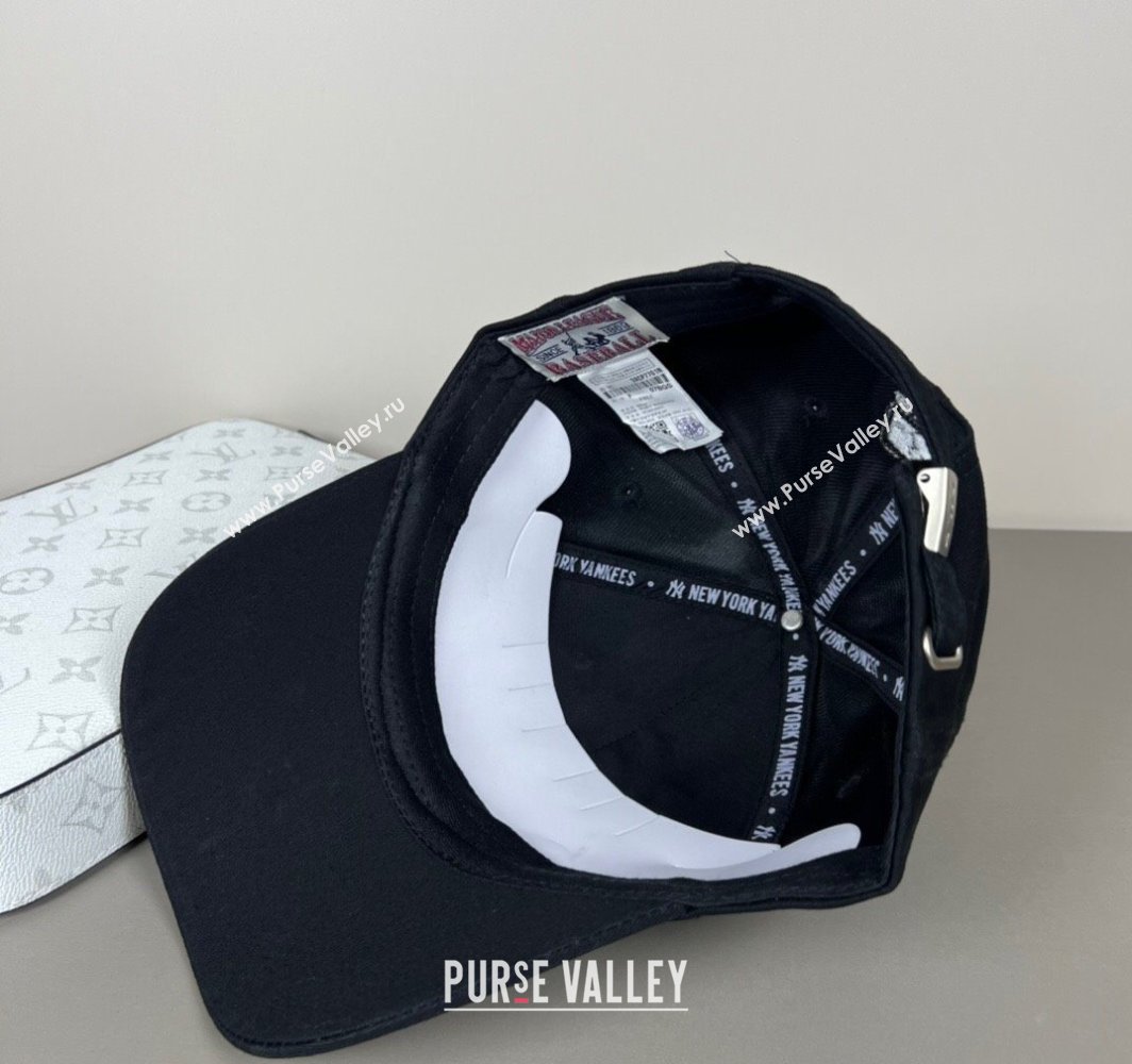 New York NY Canvas Baseball Hat Black 2025 0316 (SHI-250317118)