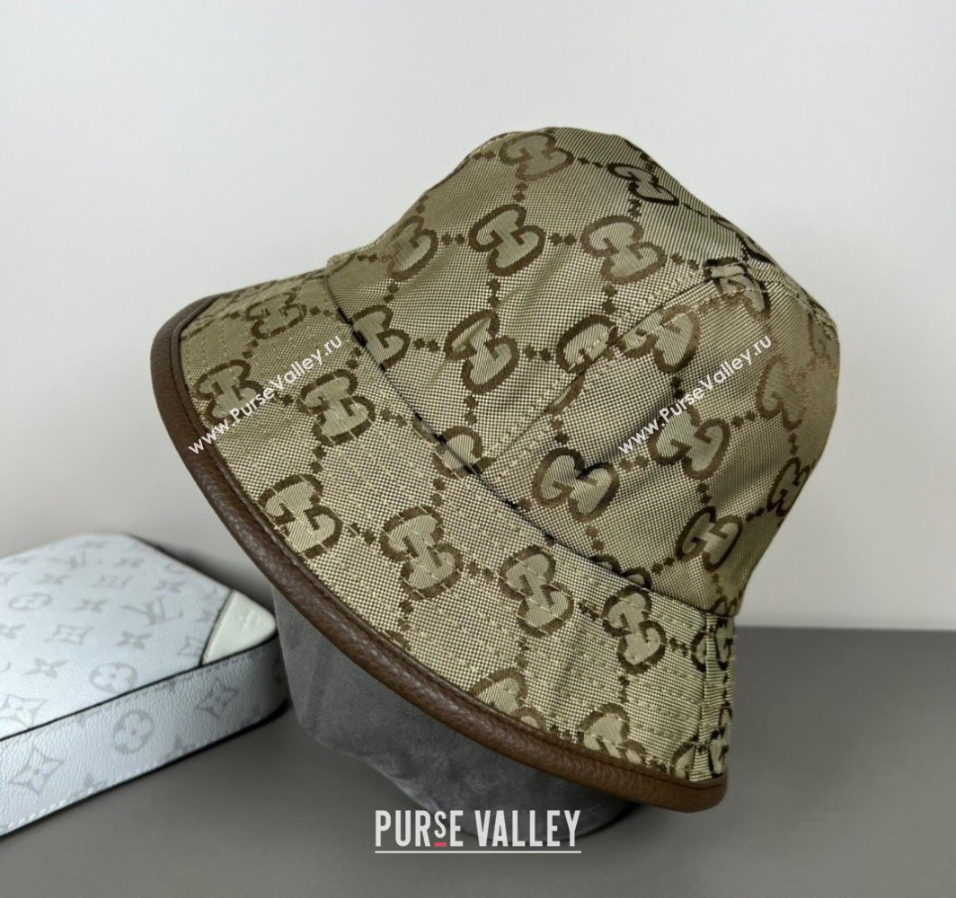 Gucci GG Canvas Bucket Hat Beige 2025 0317 (SHI-250317131)