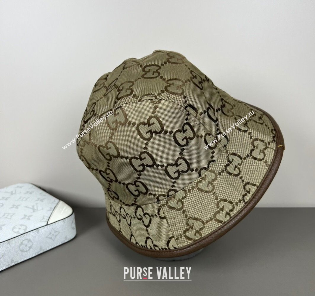 Gucci GG Canvas Bucket Hat Beige 2025 0317 (SHI-250317131)