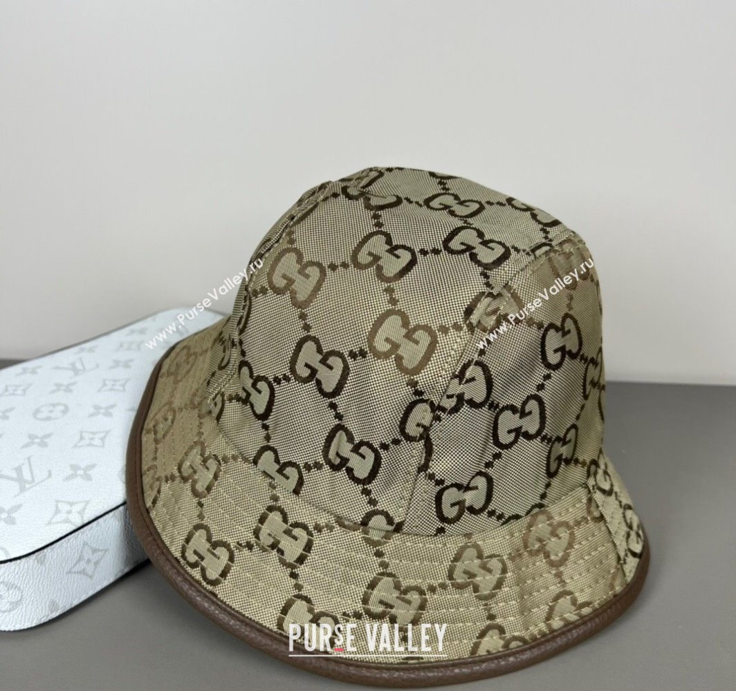 Gucci GG Canvas Bucket Hat Beige 2025 0317 (SHI-250317131)