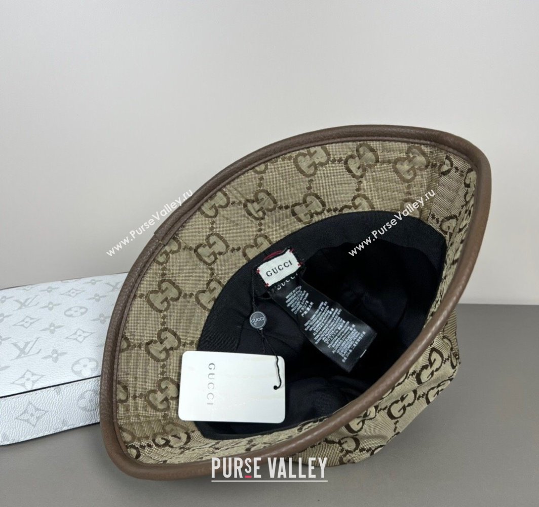 Gucci GG Canvas Bucket Hat Beige 2025 0317 (SHI-250317131)