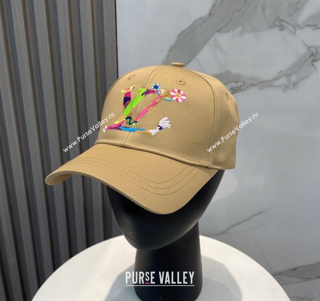 Louis Vuitton LV x TM Canvas Baseball Hat Beige 2025 (SHI-250317122)