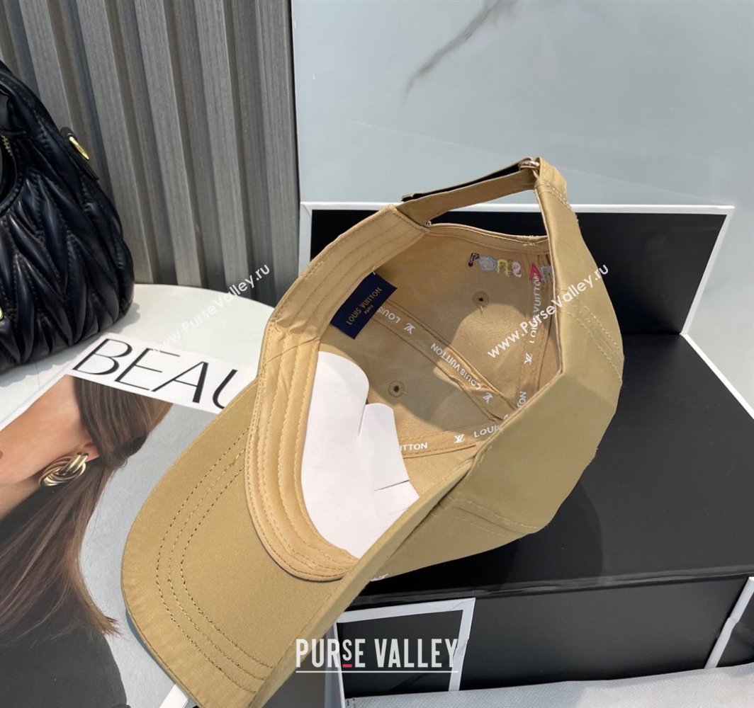Louis Vuitton LV x TM Canvas Baseball Hat Beige 2025 (SHI-250317122)