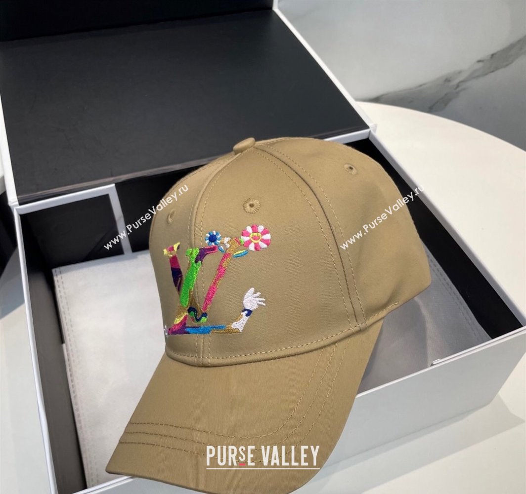 Louis Vuitton LV x TM Canvas Baseball Hat Beige 2025 (SHI-250317122)