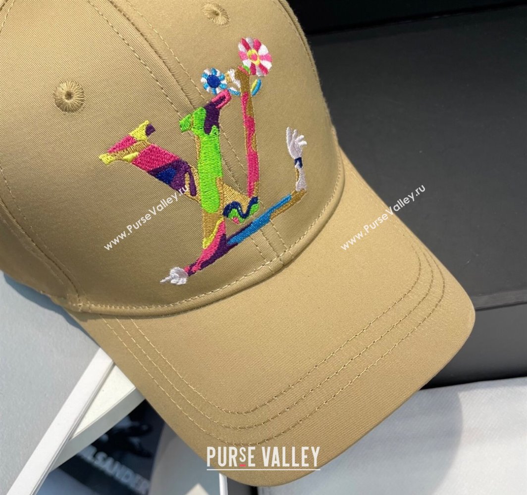 Louis Vuitton LV x TM Canvas Baseball Hat Beige 2025 (SHI-250317122)