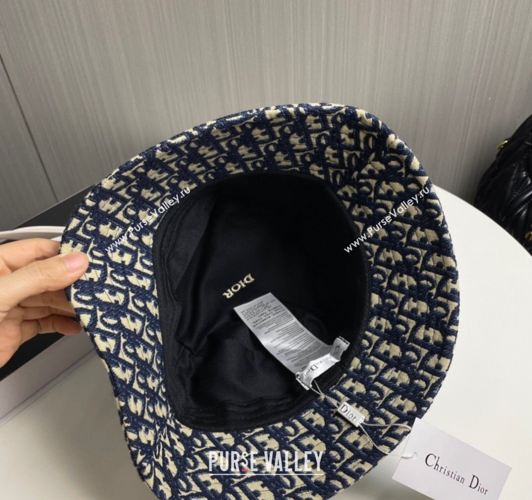 Dior Oblique Bucket Hat Blue 2025 0317 (SHI-250317134)
