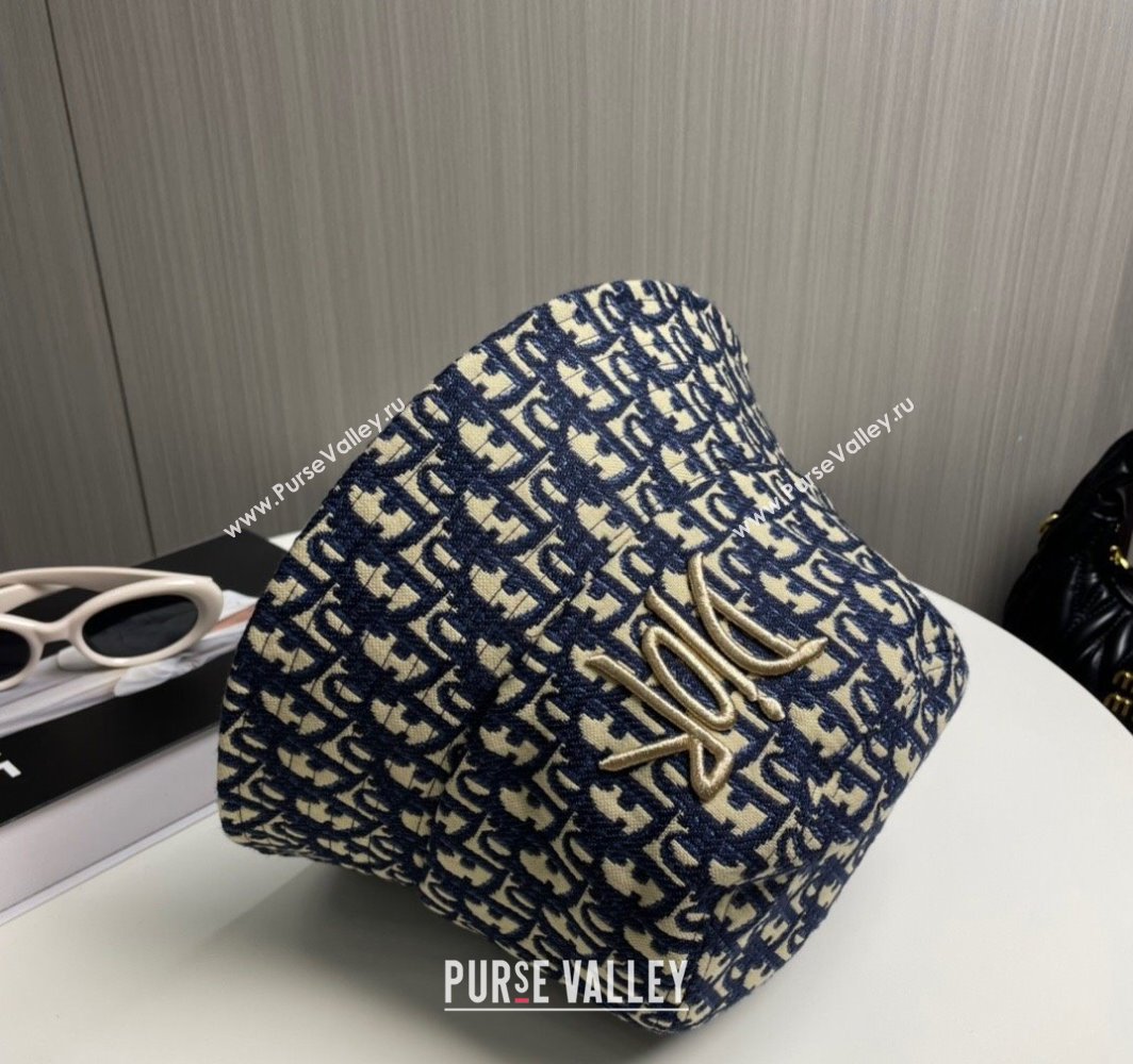 Dior Oblique Bucket Hat Blue 2025 0317 (SHI-250317134)