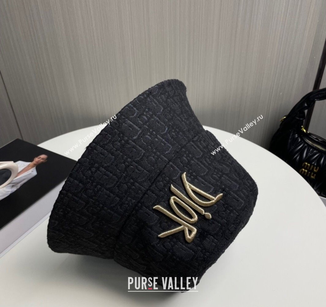Dior Oblique Bucket Hat Black 2025 0317 (SHI-250317135)